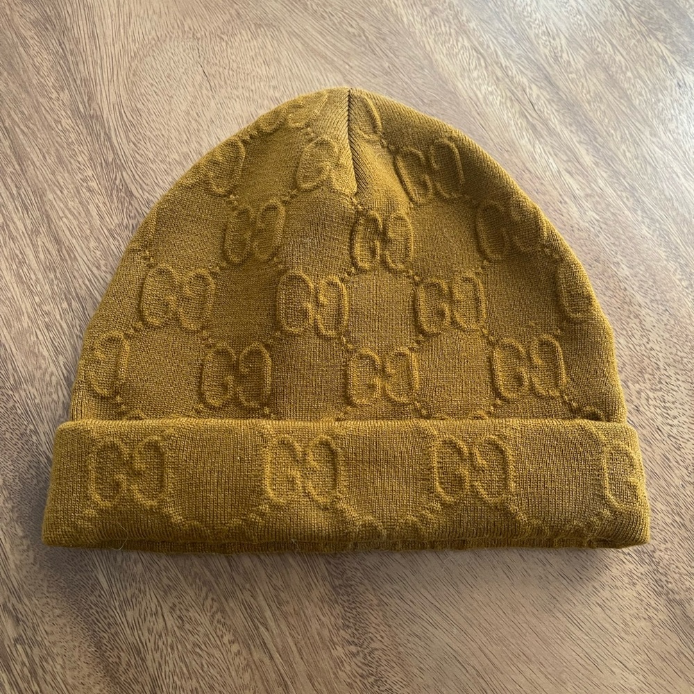 Gucci Ochre Knit Beanie